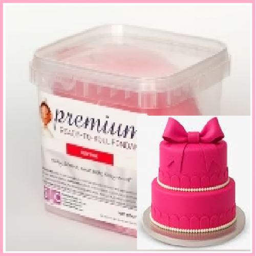 PREM FONDANT DEEP PINK 1KG PREM FONDANT DEEP PINK 1KG